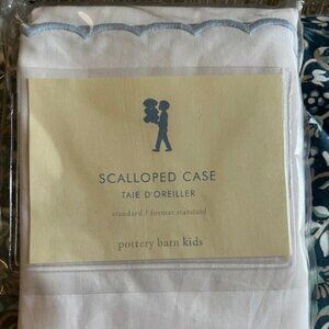 Pottery Barn Kids Scalloped Standard Pillow Case BRAND NEW in Package